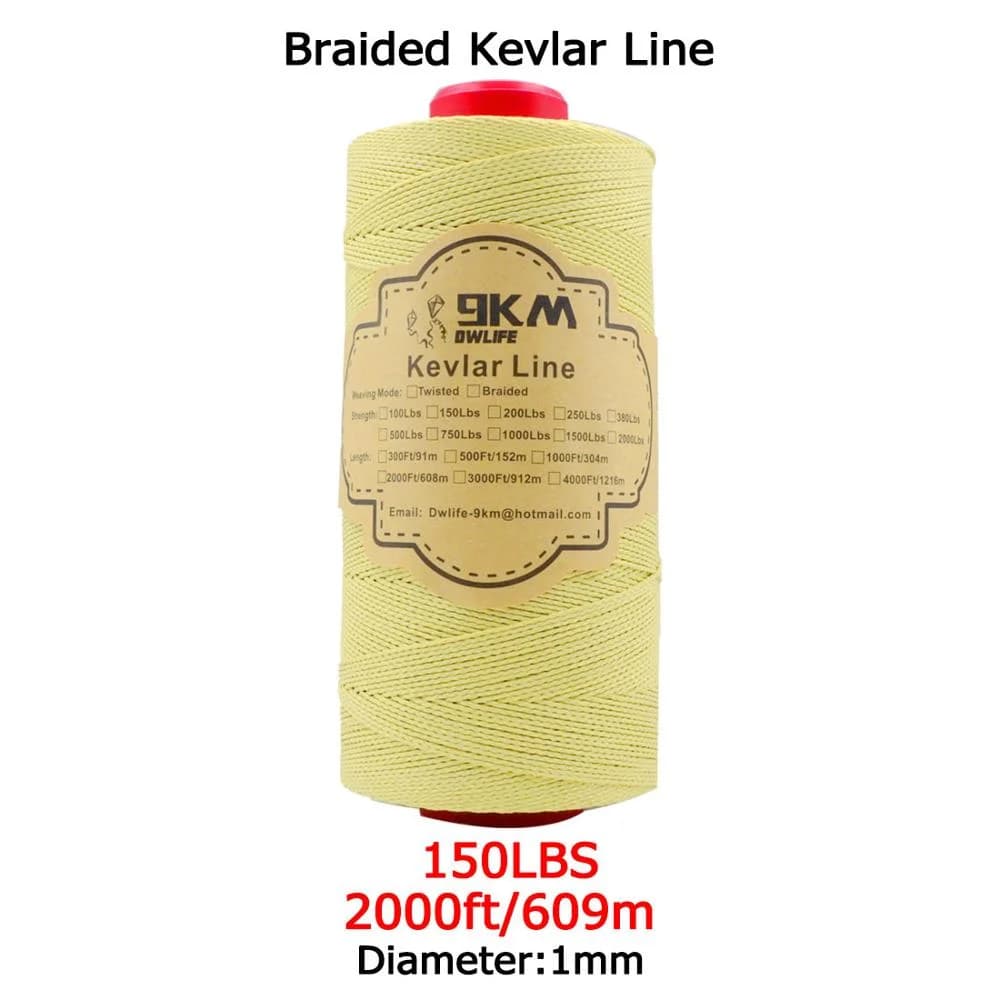Højstyrke flettet Kevlar hjælpe-line