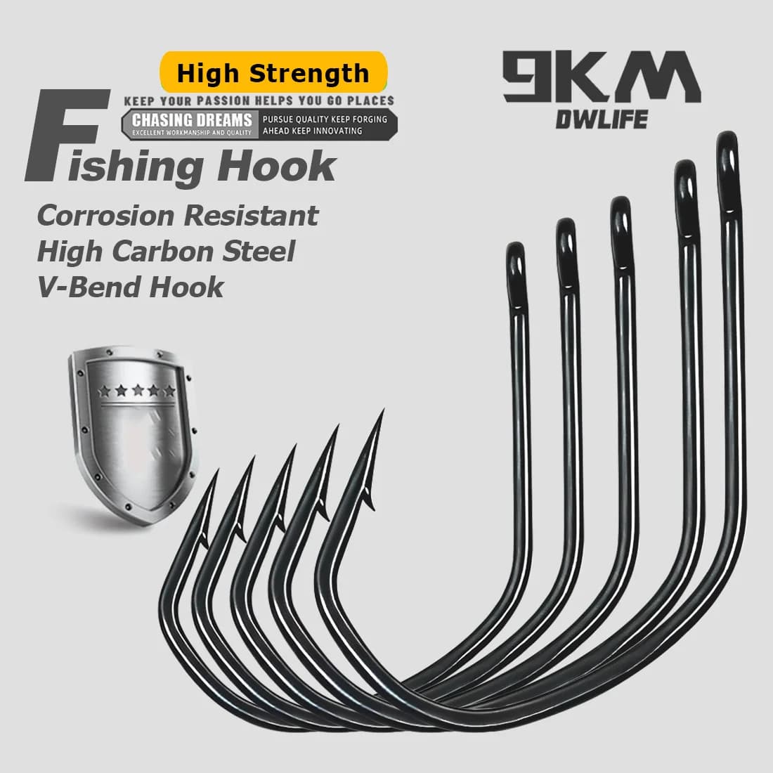 Ukrudtsfrie Drop Shot Wacky Worm Krog, 50-200 stk