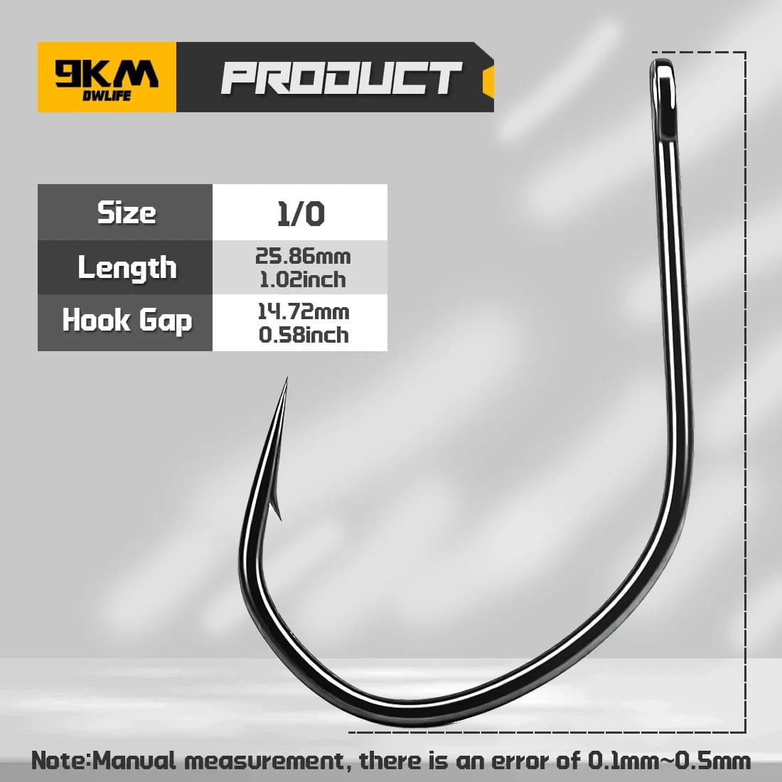 Ukrudtsfrie Drop Shot Wacky Worm Krog, 50-200 stk