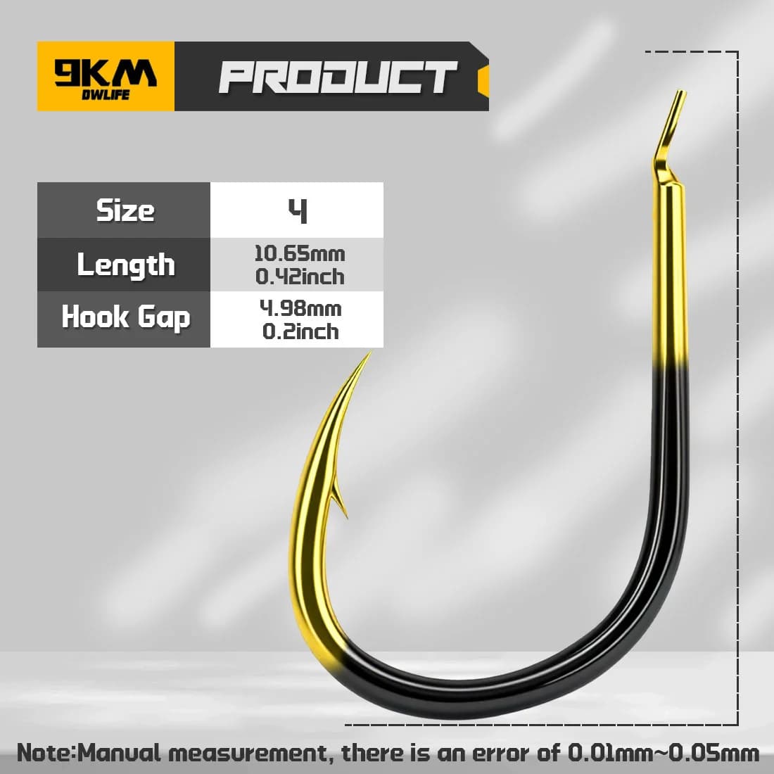 20-40 stk. Black Gold Saltwater Circle Hooks