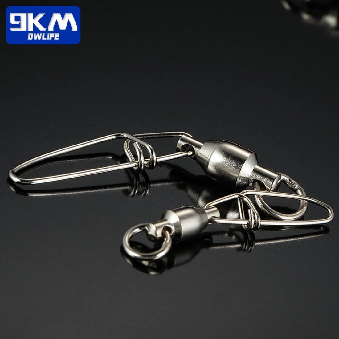 Kugleleje Interlock Snap Swivels, 20-100 stk