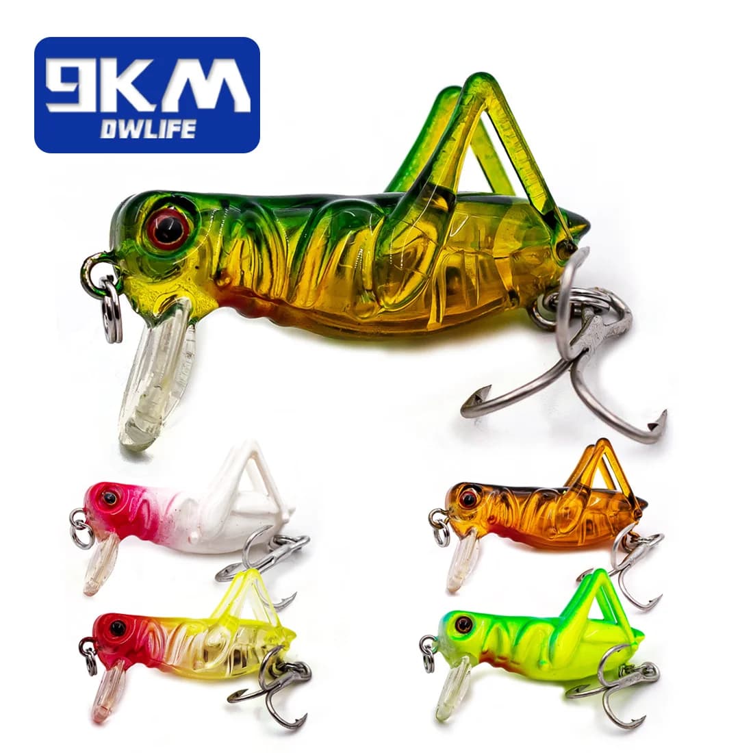 3,1g Cricket-formet topwater crankbait