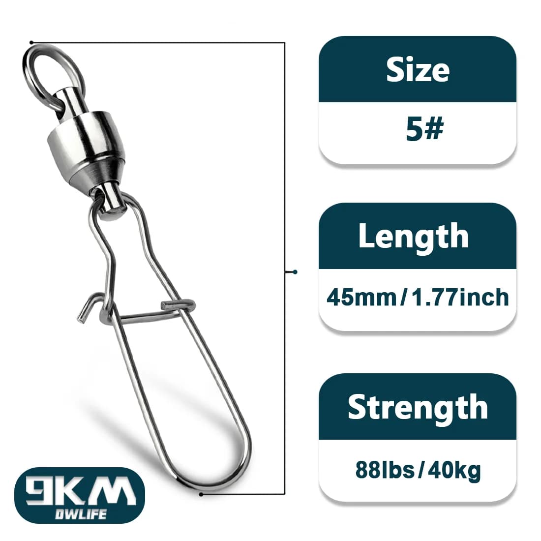 Kuglelejervirbler med Duolock-karabiner