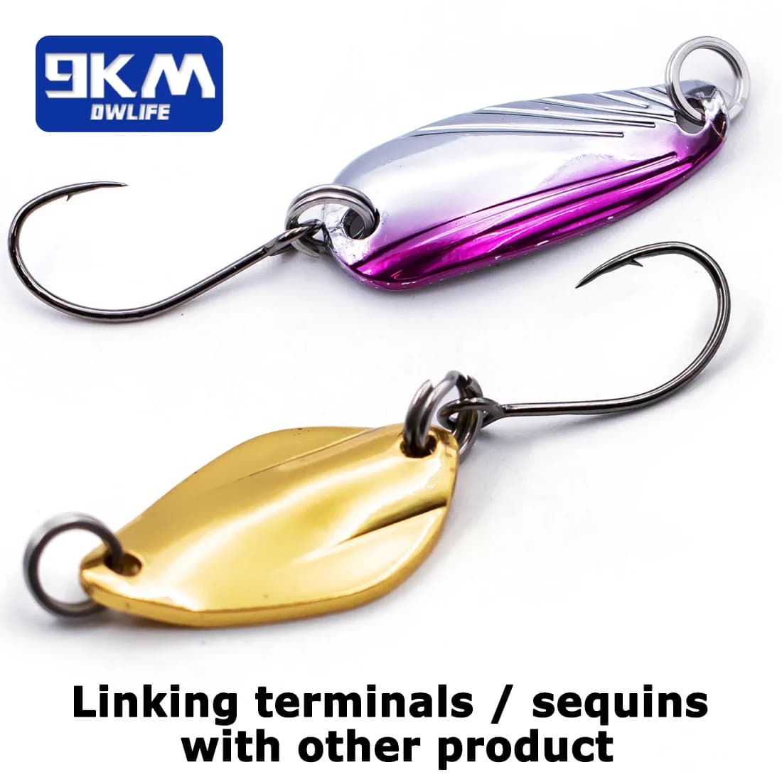 Enkroge til spinnere og blade baits, 50-200 stk