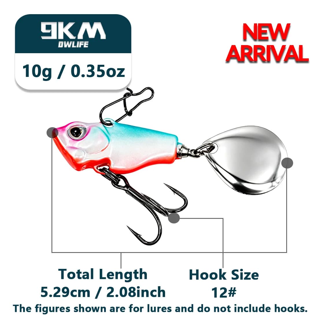 Sinkende VIB tail spinner crankbait kunstagn