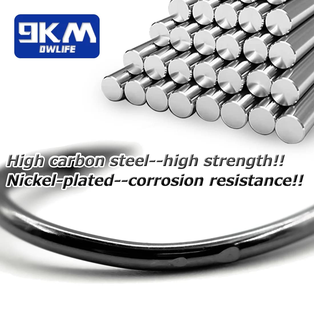 50 stk. Micro Barbed Fluebindingskroge med Jig