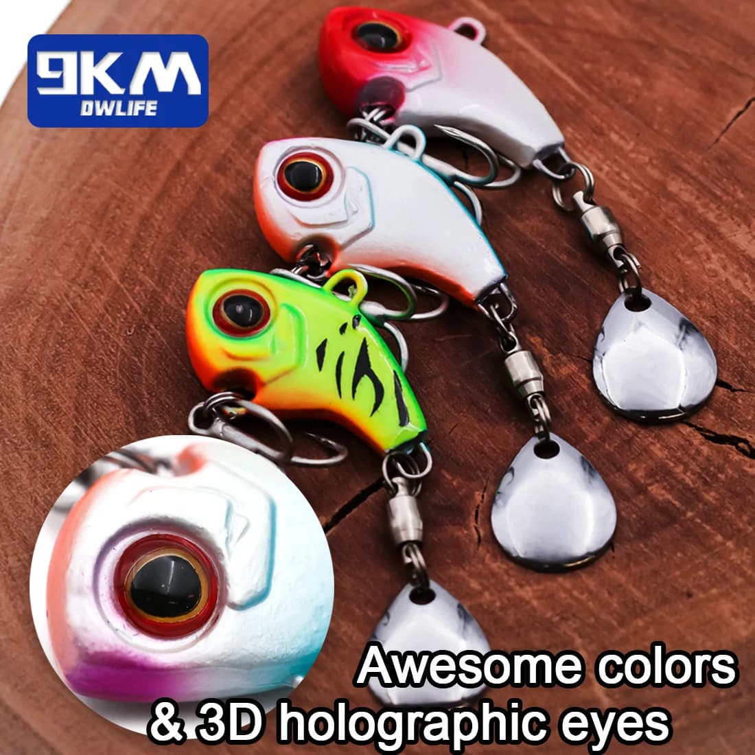 Sinkende VIB tail spinner crankbait kunstagn