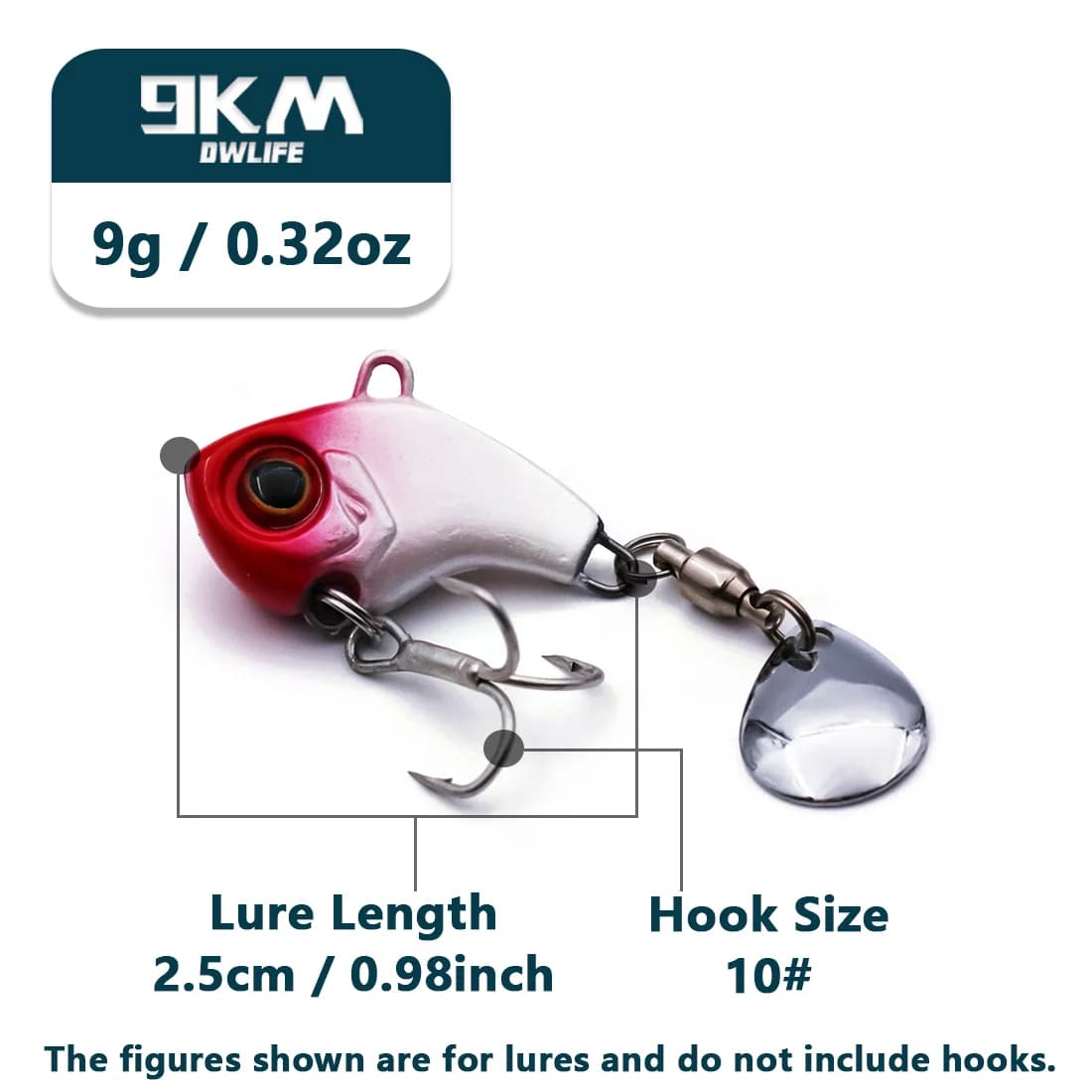 Sinkende VIB tail spinner crankbait kunstagn