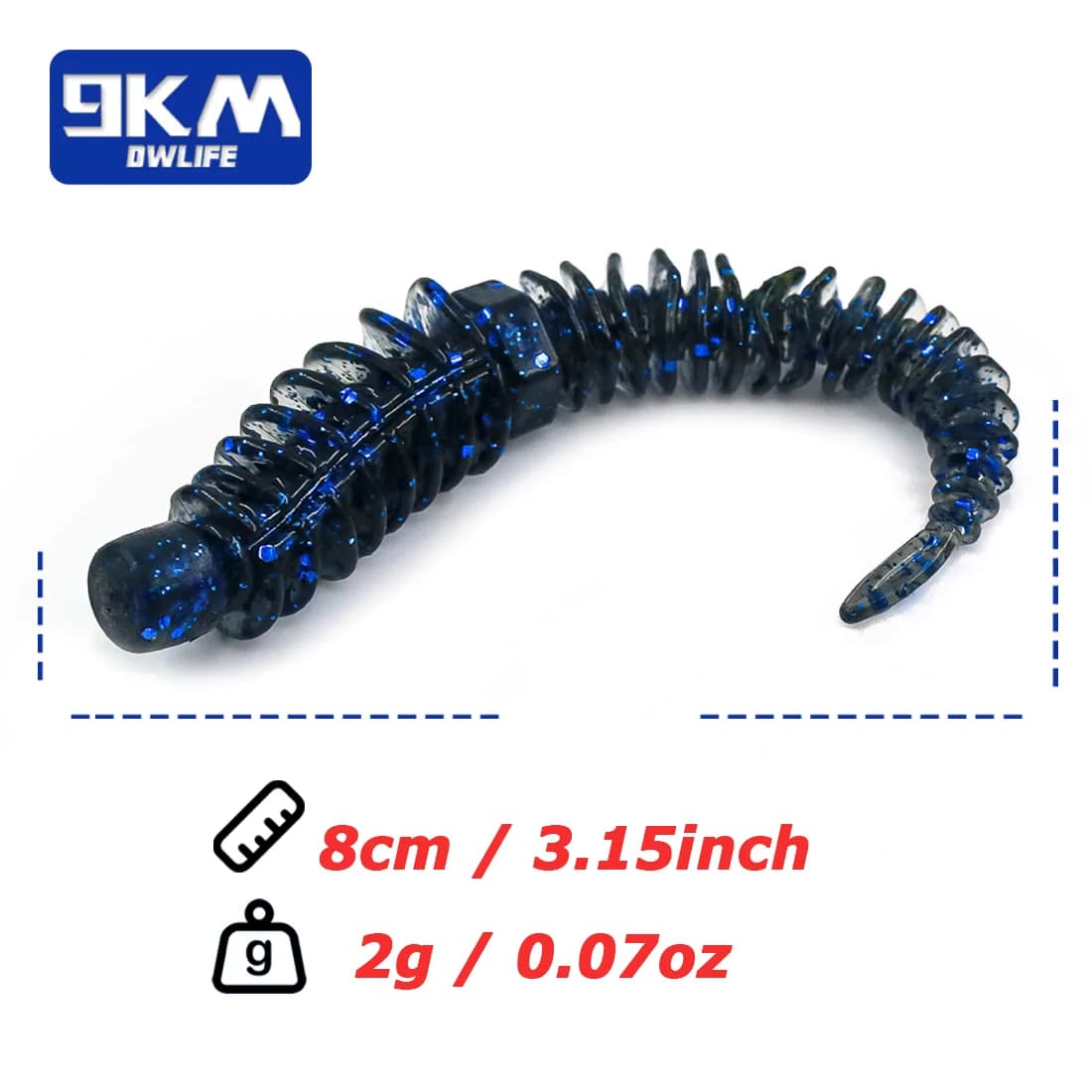 Bløde plastik swimbaits til ørred- og bass-jigging