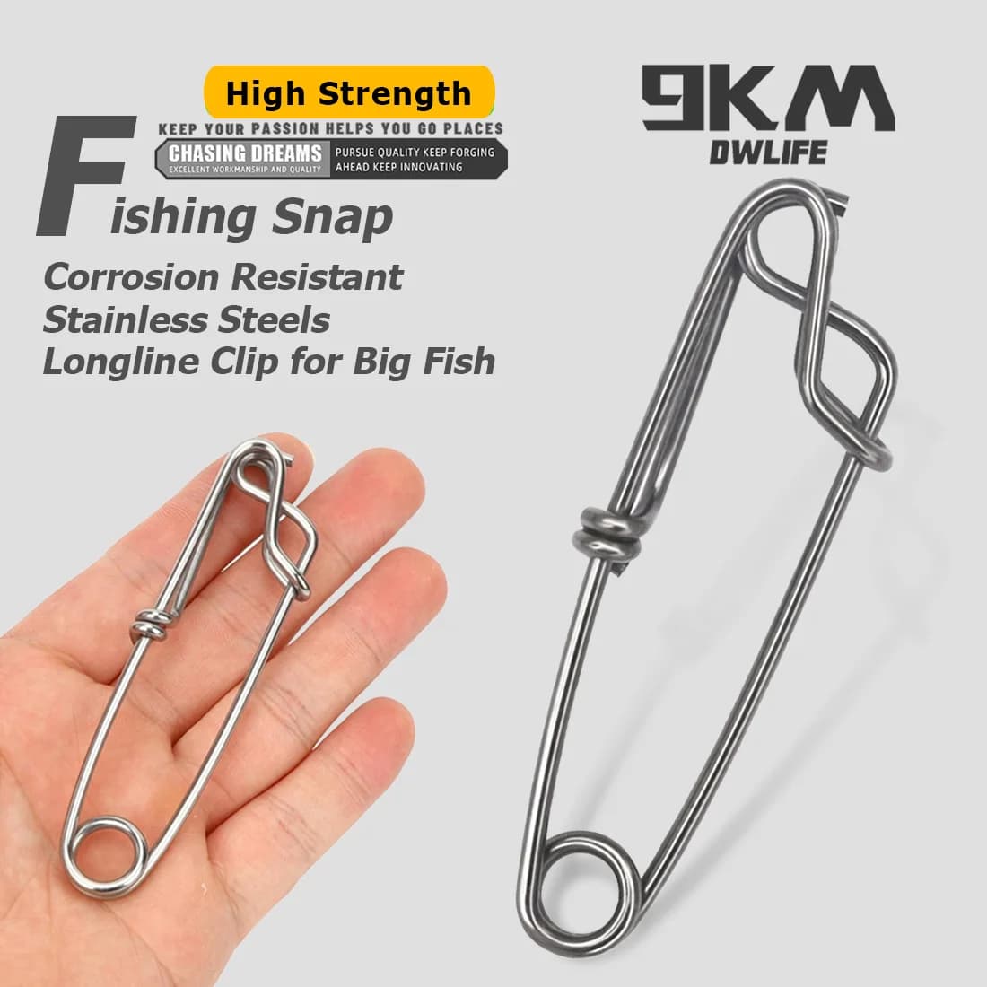 5 stk. Robuste Longline/Trotline-klemmer
