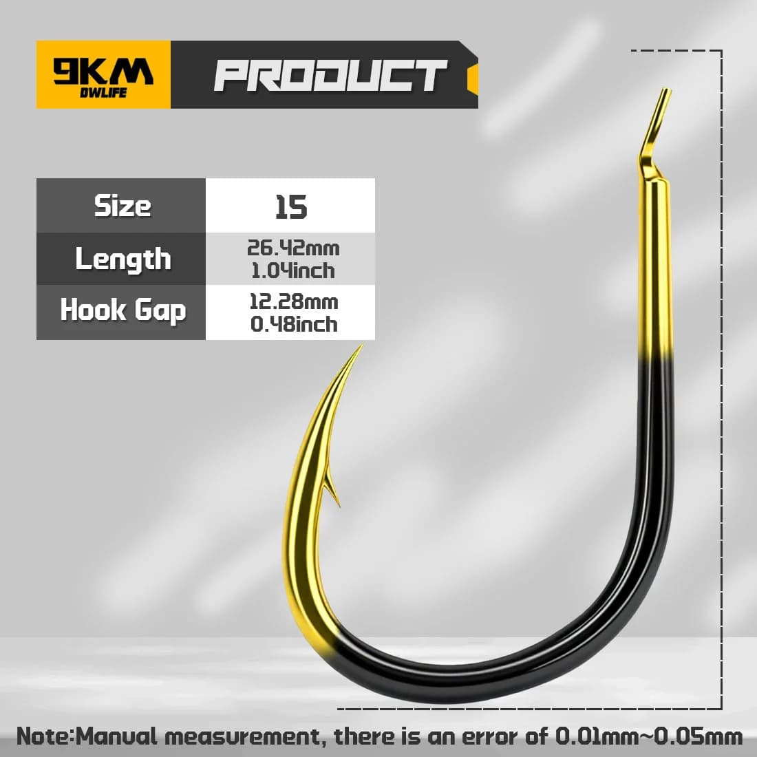 20-40 stk. Black Gold Saltwater Circle Hooks
